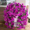 Artificial Faux Bougainvillea Flowers Plants for Outdoor,2 pcs Fake Silk UV Resistant (Purple)